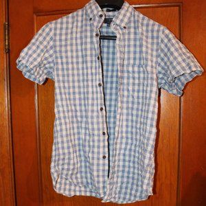 J. Crew Mens Short Sleeve Button Down